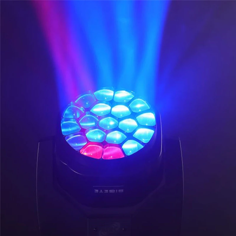 19X15W Big Bee Eye Led Bar Moving Head Light Rgbw 4In1 Bee Lighting 19Pcs K10 Zoom Moving Light For Disco KTV Party