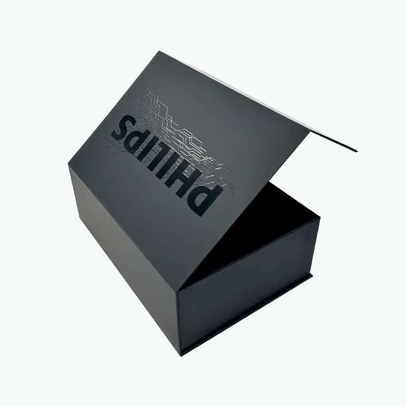 GMI Custom Gift Packaging Sturdy Paper Boxes with UV Printing Magnet Closure for Clothing  Gift Items