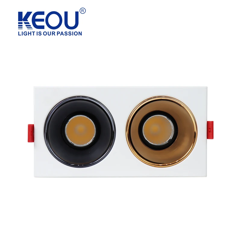 Customizable cob led downlight mounted led down light square cob light led