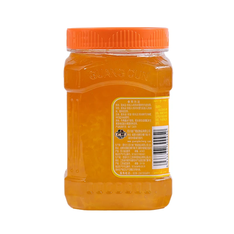 Оптовая продажа джем с фруктовым вкусом 930 г грушевое варенье для жемчужного молочного чая магазин фруктовый чай сырье