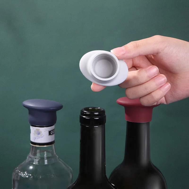 26mm Wine Stopper Accessories Gift Set Four Piece Chicken Silicone Beer Wine Bottle Cap