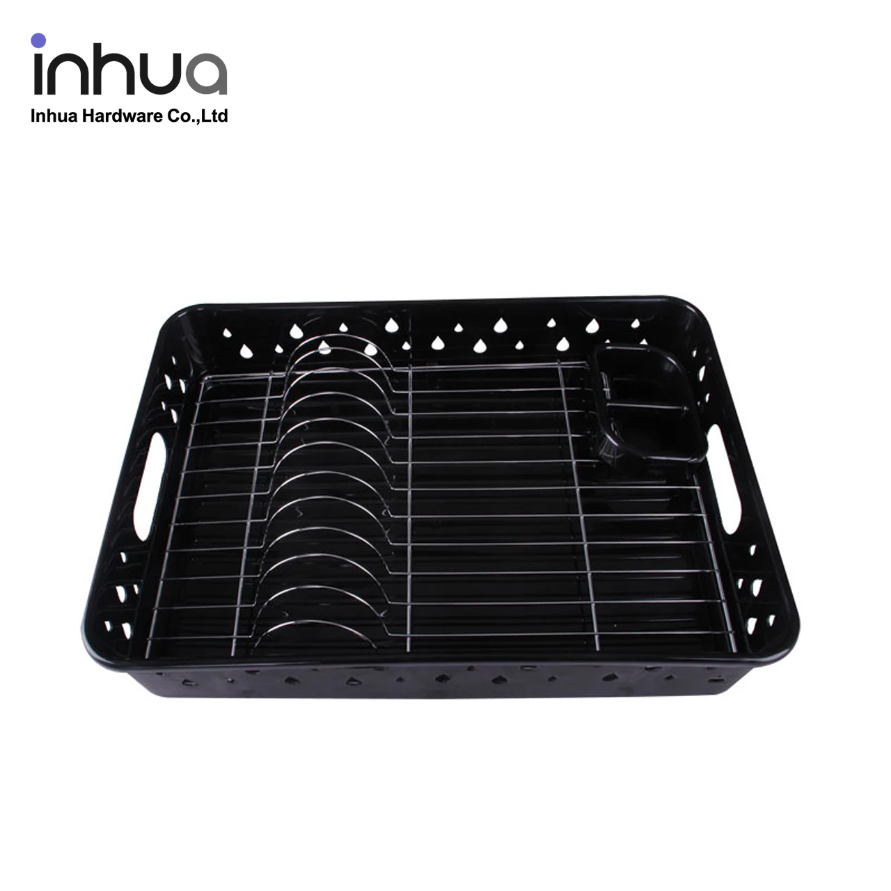 
Factory direct plastic dish rack double tiers drain storage rack dish drying rack for kitchen 