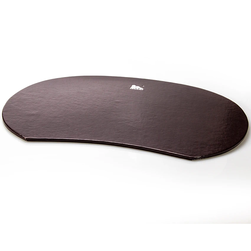Wholesale Custom Leather Table Mat Black Imitation Desk Large Conference Game Mouse Pad coaster Placemat