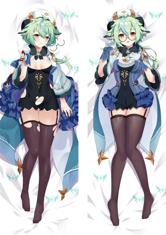 Genshin Наволочка на заказ Аниме тело подушка девушка обнимает наволочка Dakimakura