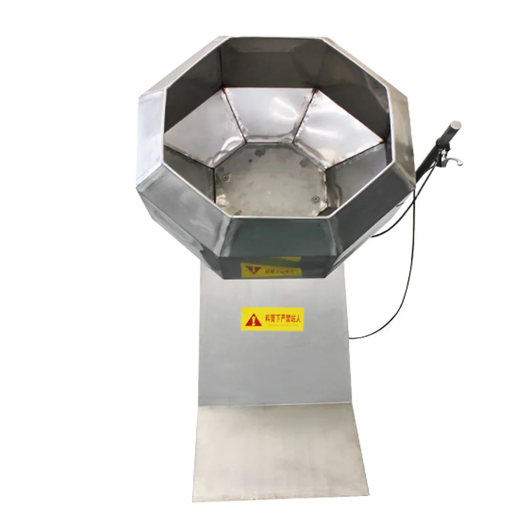 Tumbler Seasoning Machine Star Anise Seasoning Mixer Machine Small Snack Food Puff Corn Seasoning Machine