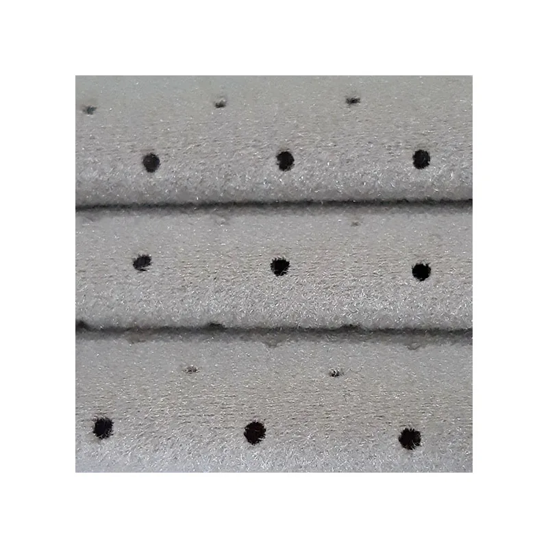 
Factory Direct Supply Circle Punching Suede Fabric For Shoes/ Car Seat 