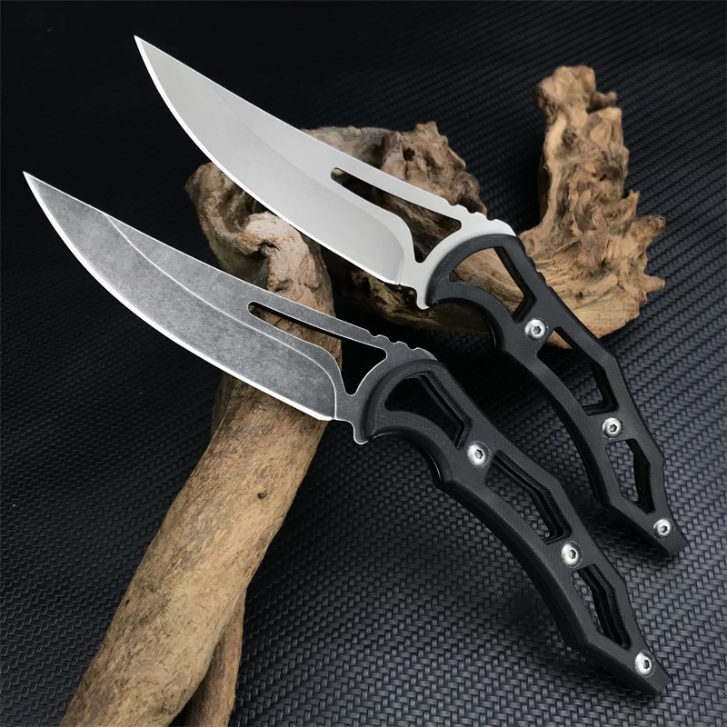 Hot selling G10 handle D2 steel fixed knife Camping EDC tactical survival  Hunting knife
