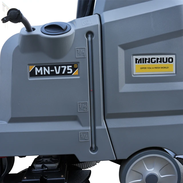 electric lithium battery lead acid battery floor scrubber and dryer machine on ride 24V 250AH