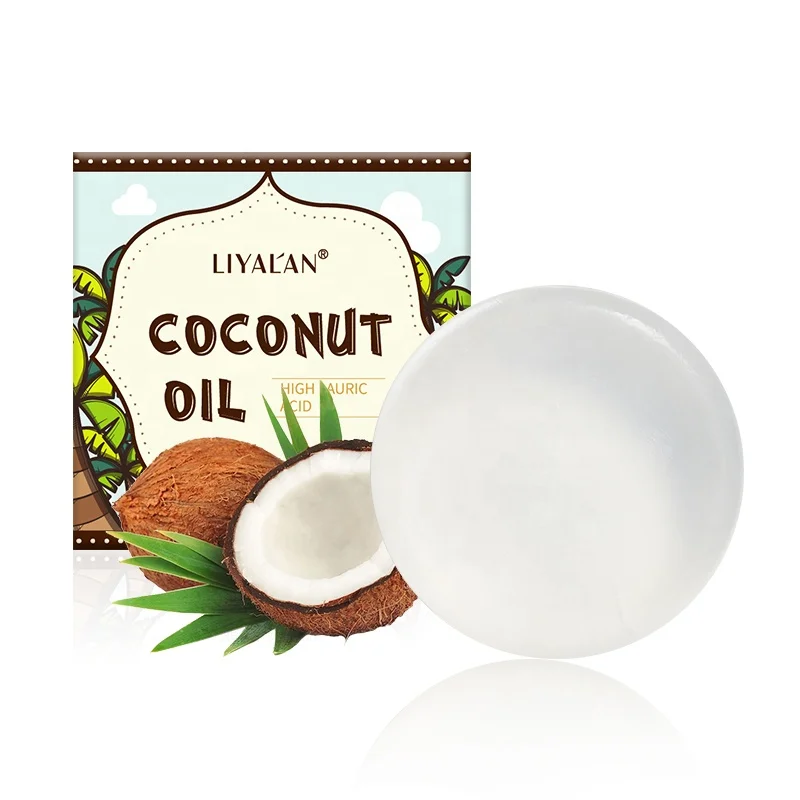 Custom Vegan Clear Beauty Face Wash Soap Organic Mild Crystal Handmade Coconut Soap