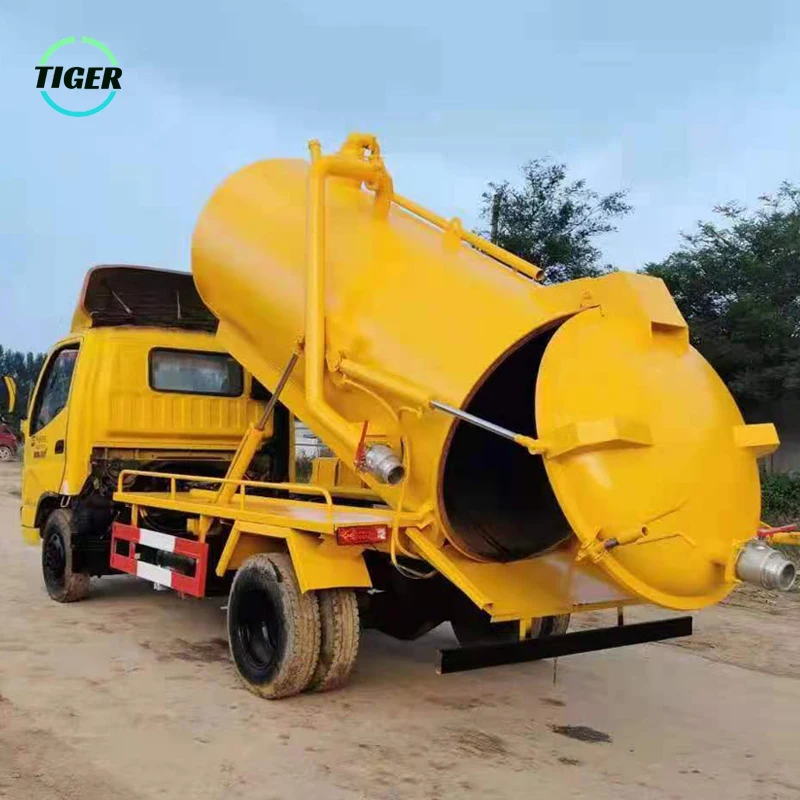 Cheap Foton Brand Mini 2ton 3ton 4X2 Sewage Suction Cleaning Truck