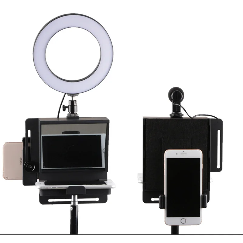 Kaliou Teleprompter Portable Glass Plastic Mobile Phone Camera Ipad Quick Hand Douyin Live Forgetful Device Accessories