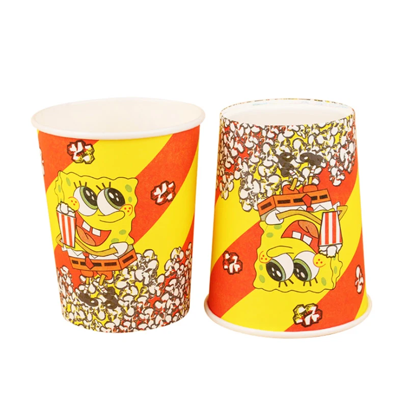 Food Grade Paper Customize Print Popular Logo Large Size 28oz 46OZ 32 OZ 64oz 70oz 85oz 130oz Fried Chicken Bucket Popcorn Tubs