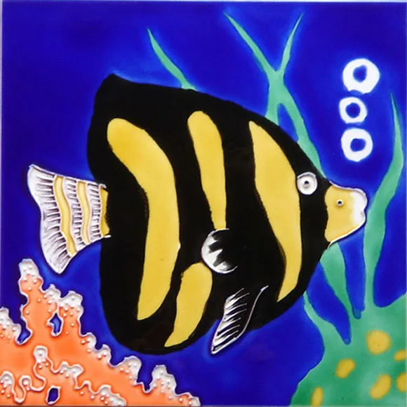 Attractive fish of Hand painted like Ceramic wall tiles for home decoration