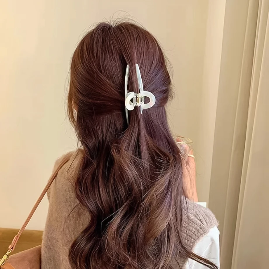 Pinzas Para El Cabello Geometric Simple Hair Claws Clips Acrylic Wholesale Hairclips Hair Accessories