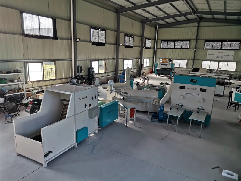 150 250 кг/ч волоконная линия по производству наполнителя подушки