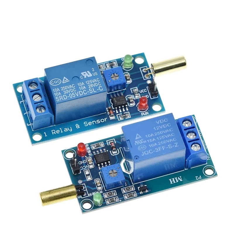 High Quality 12V Output Slant Angle Sensor Relay Module Switch Tilt SW-520D Sensor Module DIY