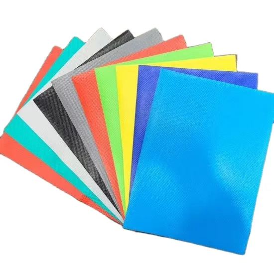 China Manufacturer Factory Price Wholesale Waterproof Polyester Canvas Tarp PVC Vinyl Fabric for Sale