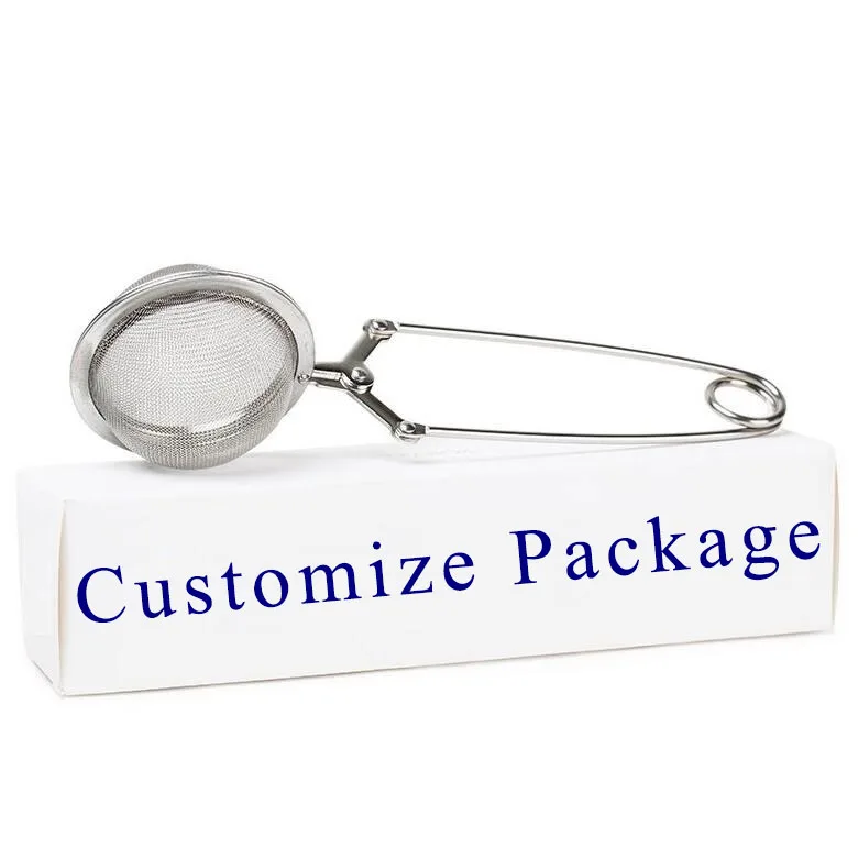 Gold/Rosegold Stainless Steel Loose Tea Leaves Infuser Tea Ball Strainer Heart/Shell Shape Custom Logo as Gift