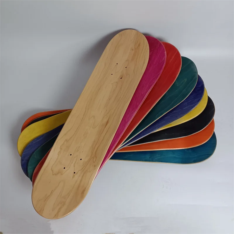 Скейтборд, деревянный окрашенный скейтборд, скейтборд с принтом из канадского клена, толщиной 8 дюймов, производитель