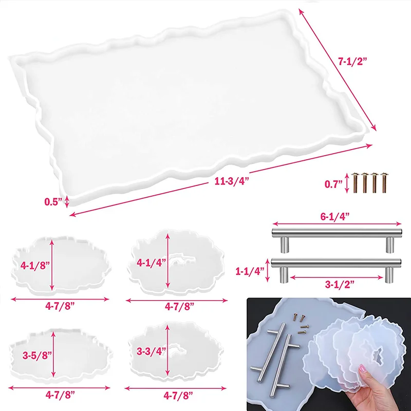 Формы для подноса из смолы литья украшение