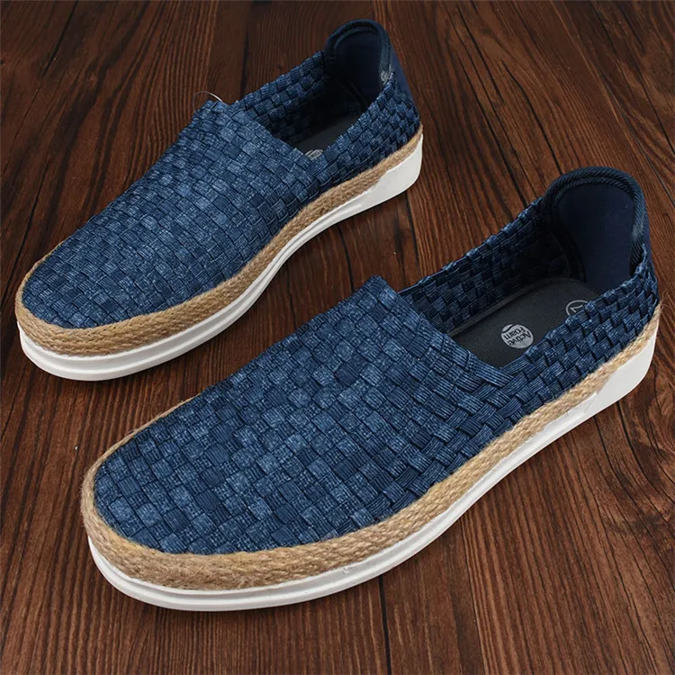 Повседневные эспадрильи с джутовой подошвой; Удобная женская обувь на плоской подошве