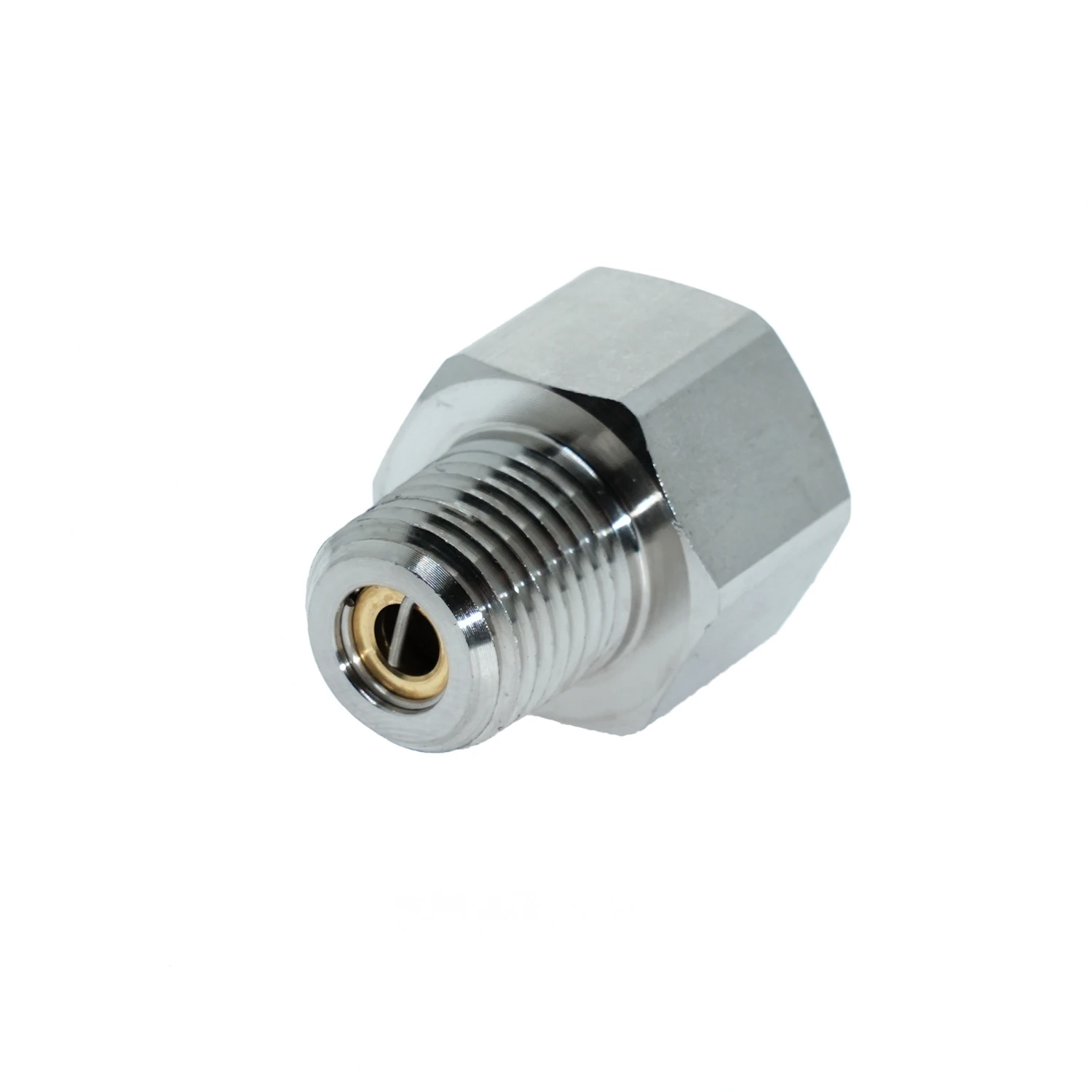 HY-04A low temperture 4MPa non-return one way cryogenic check valve with coppcr body for LN O2 Ar N2 6mm thread npt1/4