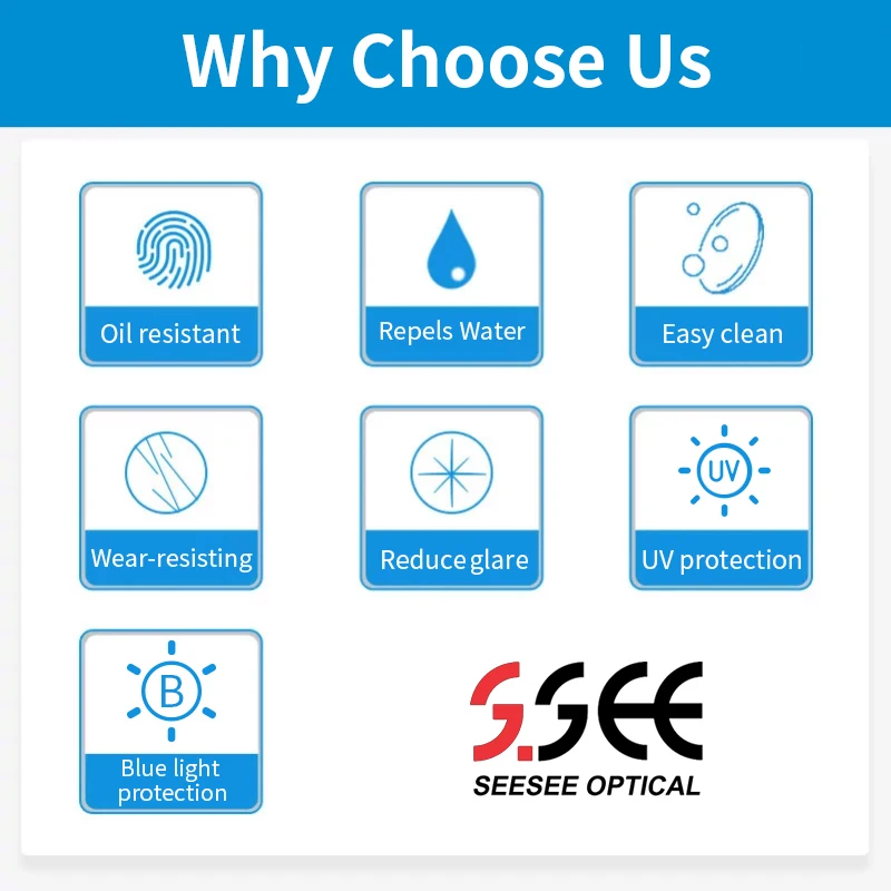 China Factory Ophthalmic Lens  Function Lens High Quality  1.56 1.61 1.67 Honeycomb Pinhole  Optical Lens