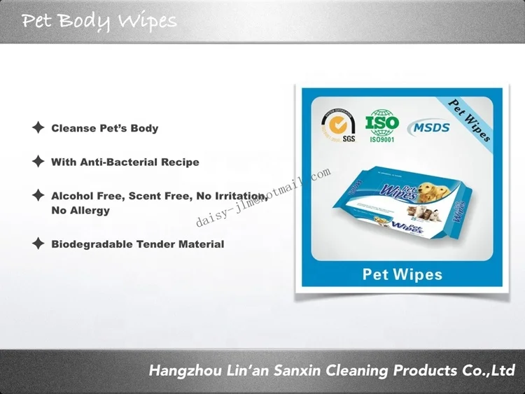 china wet wipes cotton ultra soft antibacterial care pets safely flushable gentle pet wipes