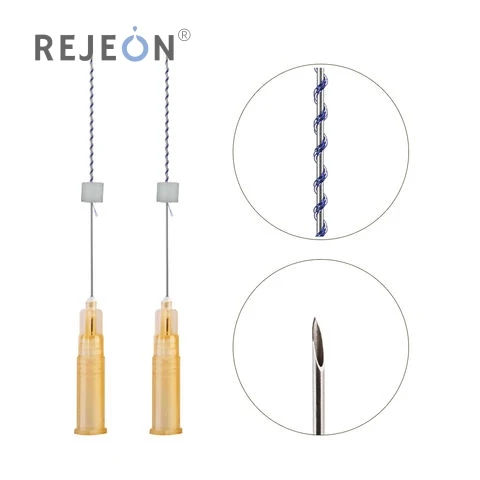 High Quality Tornado Screw Thread CE Approved 26 27G Screw Thread PDO PCL PLLA Thread For buttock lift