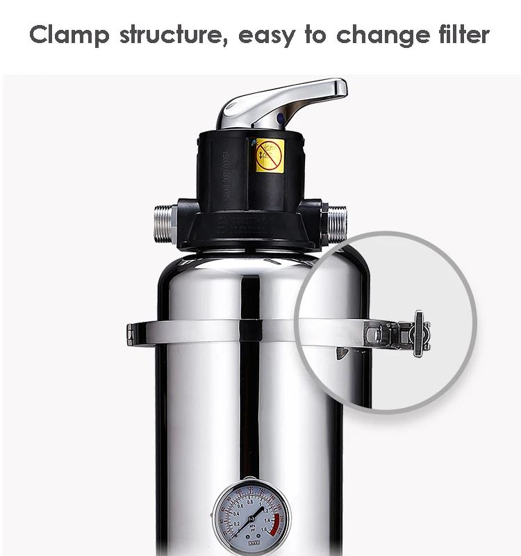 6000L/h ultrafiltration water purifiers water filter house uf filter house water filtration systems