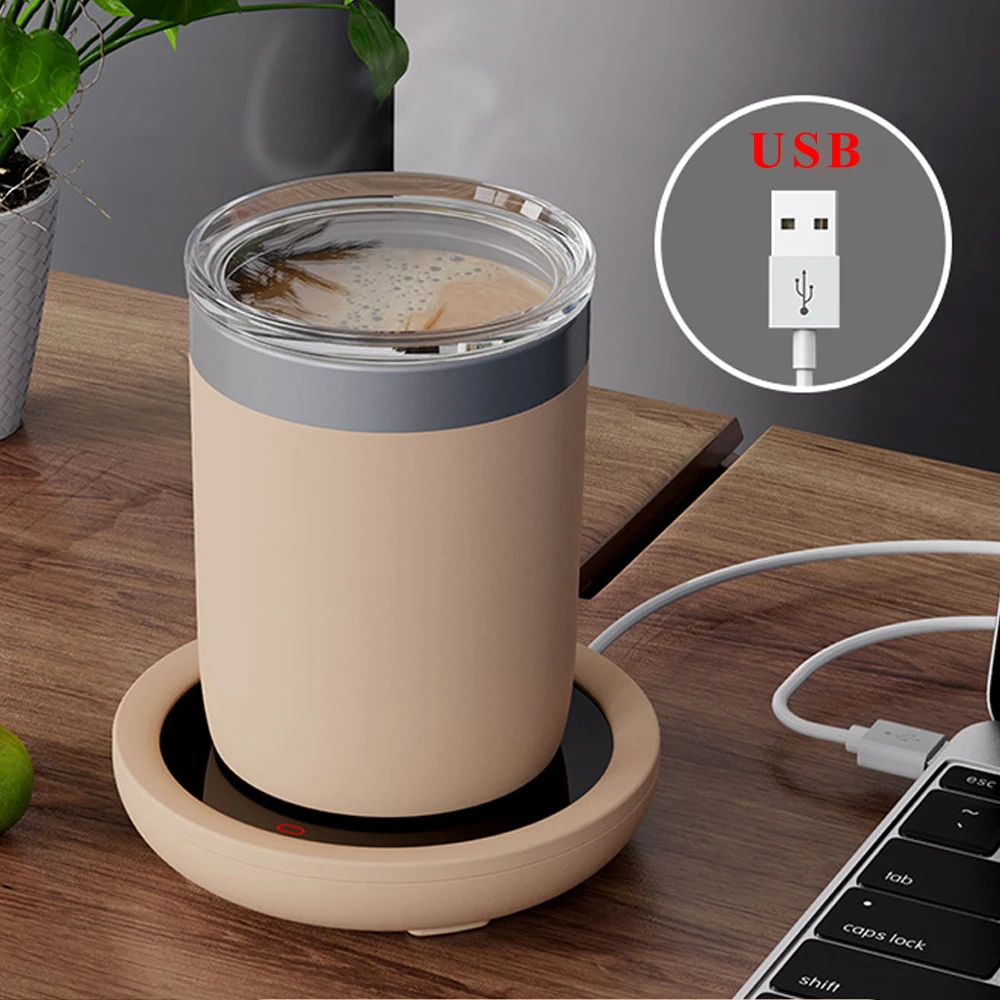 OEM USB электрическая САМОНАГРЕВАЮЩАЯСЯ керамическая чашка с контролем температуры чайный графин умная для