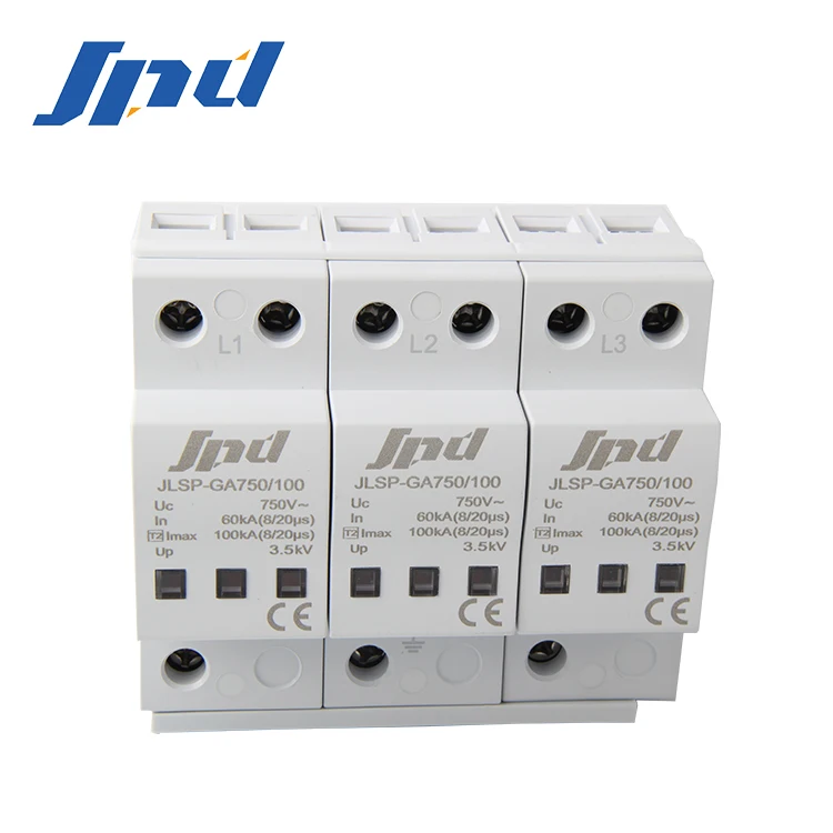 Jinli Type 2 AC Power surge protector device 3poles spd 750V