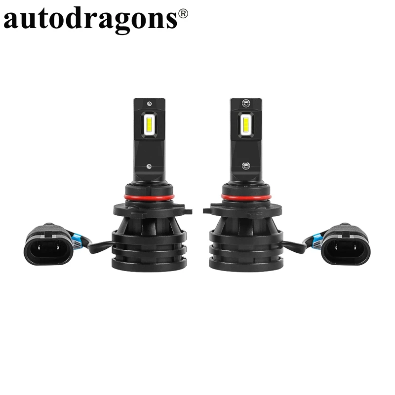 Autodragons яркая фара 12000LM 6500K CR чип Авто H1 H7 H11 H13 9005 9006 9007 H4 автомобиля M2 светодиодные фары