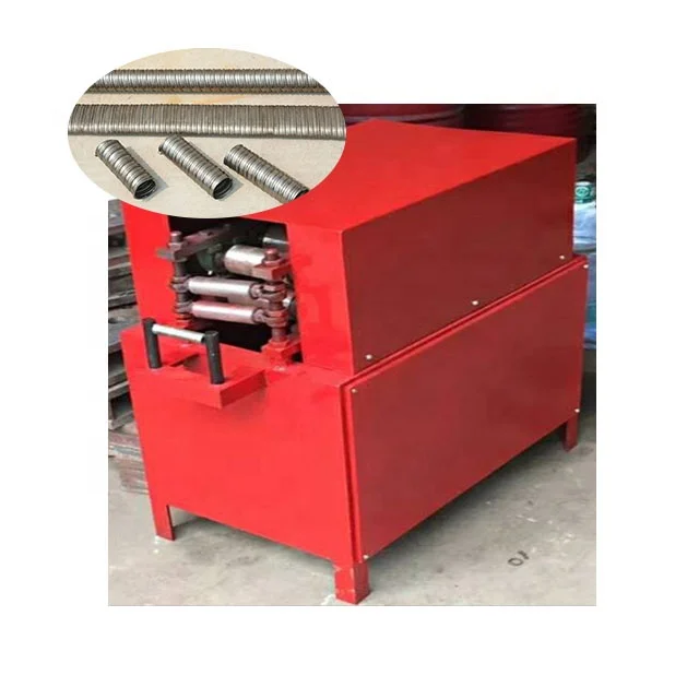 Building materials machinery small corrugated pipe flat pipe machine Small bridge construction flat pipe machine