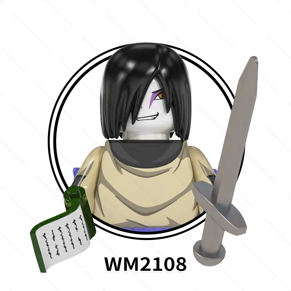 WM6108 Японские Аниме фигурки Uzumaki Senju Hashirama пластиковые Juguetes DIY наборы строительных блоков Детские игрушки для детей
