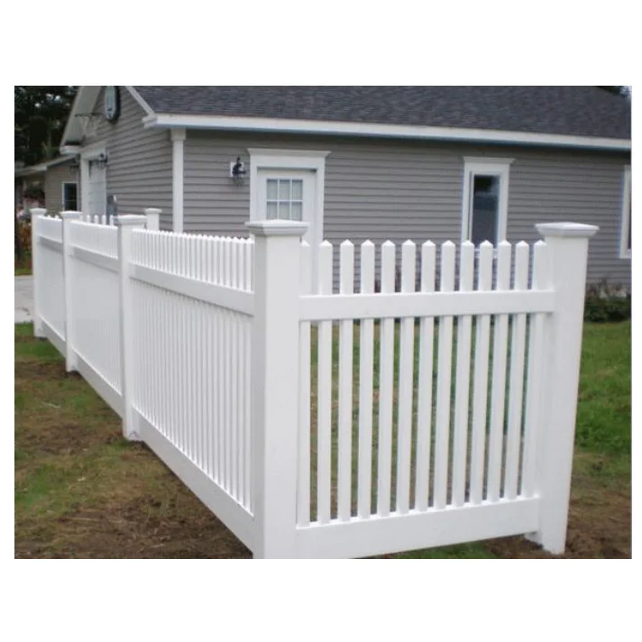 UV Resistant White PVC Plastic Vinyl Picket Fence Panels For Sale