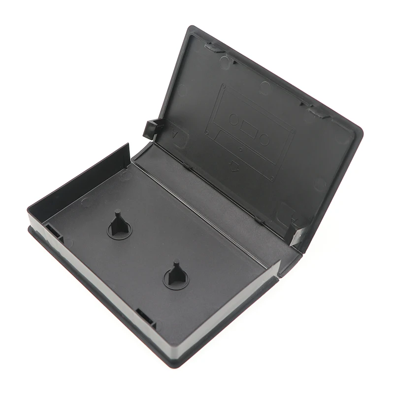 Black Protective Storage Cases for VHS Video Tapes VHS Storage Box Blank Audio Tape Case Radio Cassette Tape Case