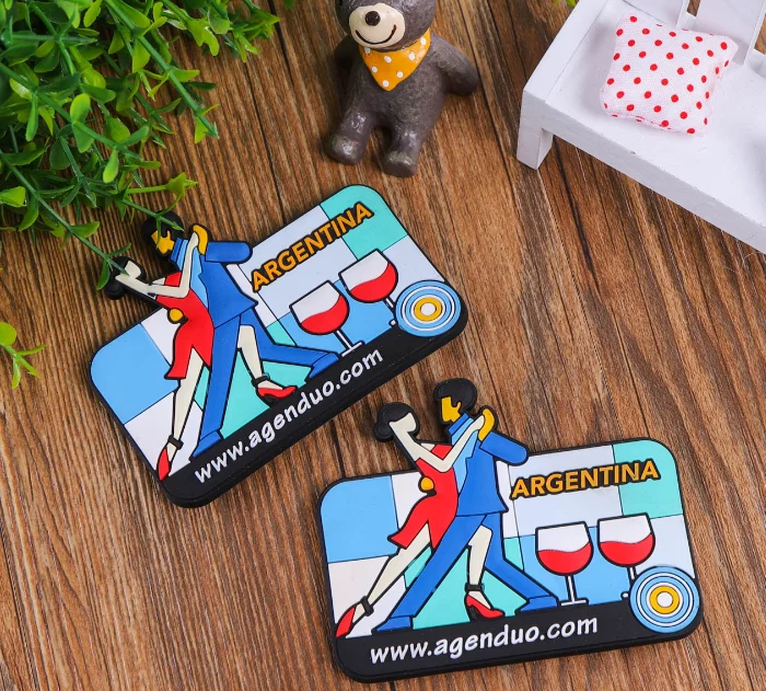 Wholesale high quality tourist souvenir fridge magnets custom made 3d soft pvc rubber fridge magnet