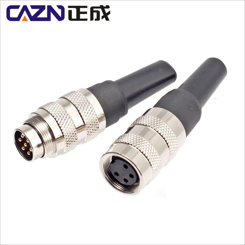 M16 J09 sensor waterproof circular signal connector 5 6 8pin C091 Aviation plug IP67 19pin 24pin M16 plastci assembly connector
