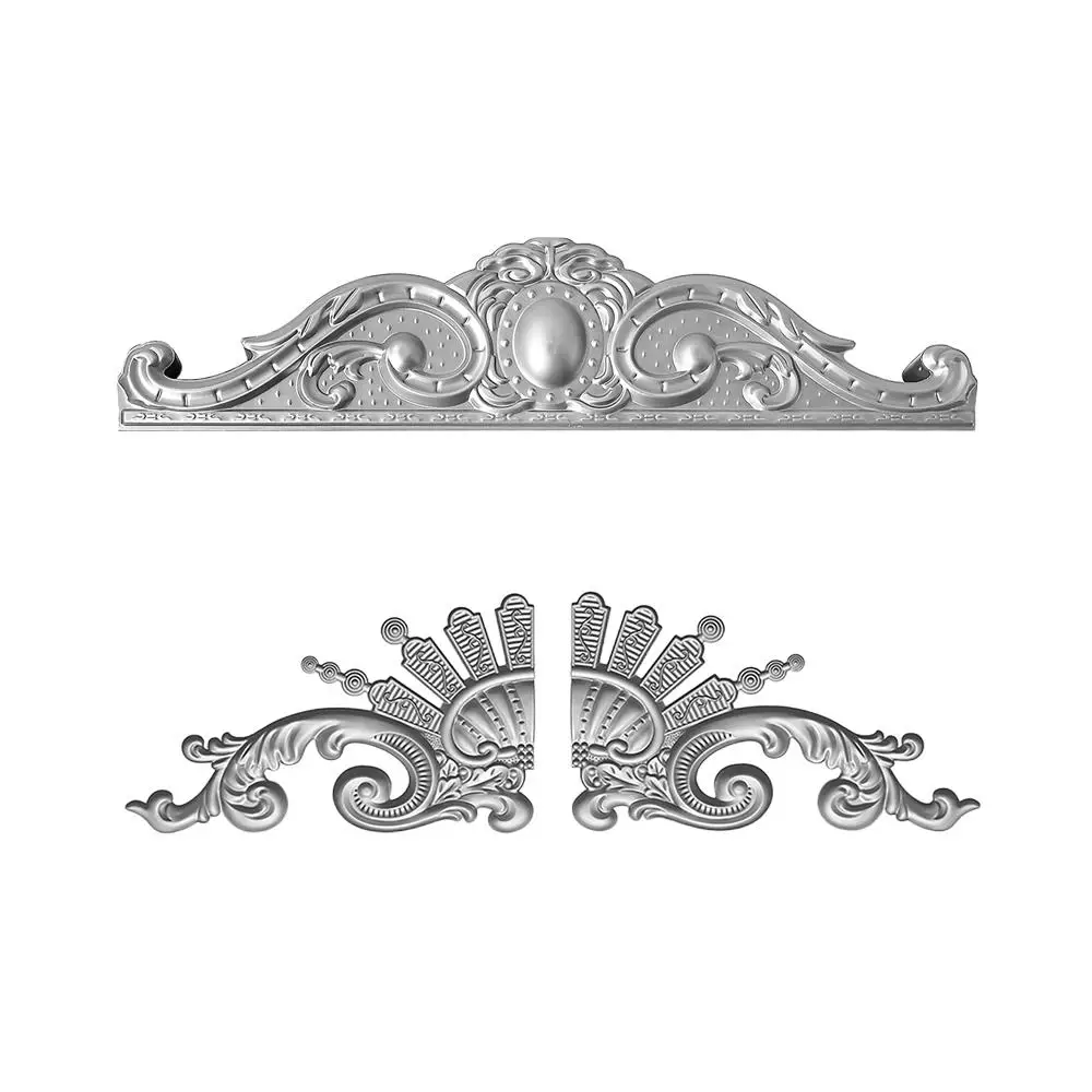 BOWDEU DOORS China Decorative Yard Metal Wrought Iron Components Forged Spearhead for Fence Component