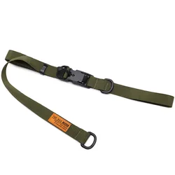 Amazon Custom Logo Blue Personality Automatic Magnetic Buckle Nylon Hiking Belt for Women Men