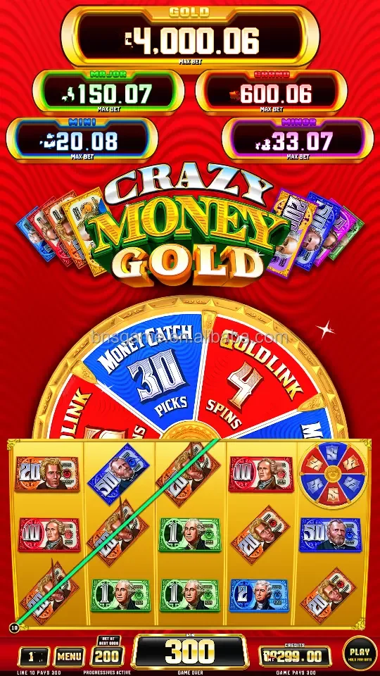 crazy money game pcb board skill software video game for kill machine