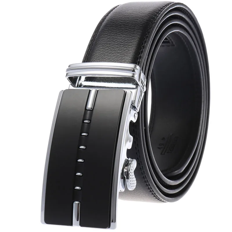 Luxury automatic buckle leather custom belts