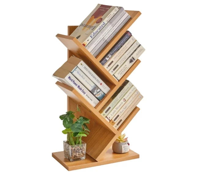 Tree Bookcase organizer 4 Tier Tree Book Shelf Organizer
