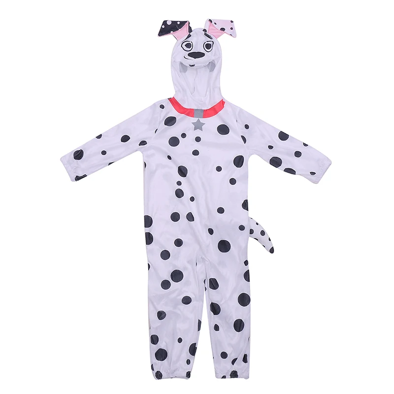 Wholesale Baby Kids Animal Lovely Spotted Dog Dalmatians Cosplay Jumpsuit Outfit Halloween Carnival Party Costume