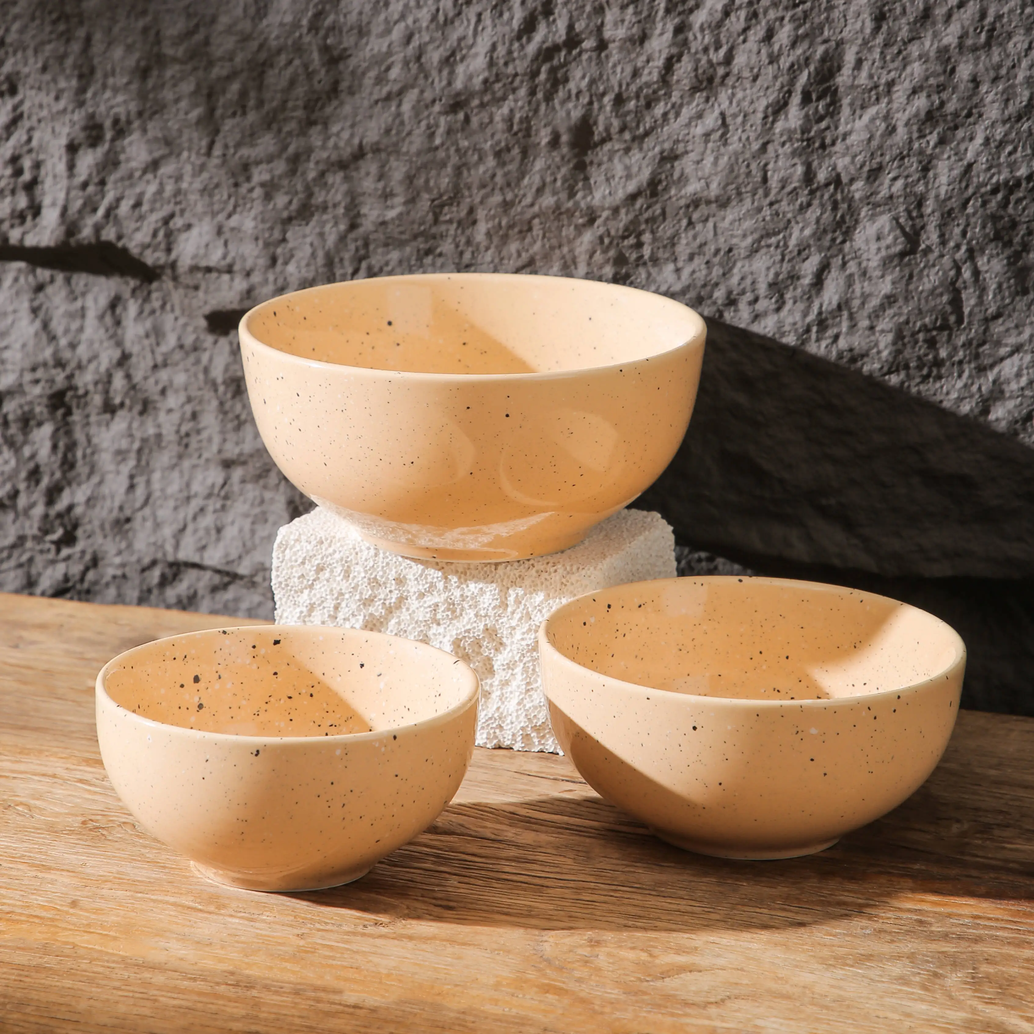 Attractive splatter design nordic stoneware serveware tableware set luxury modern ceramic porcelain plate dinnerware sets