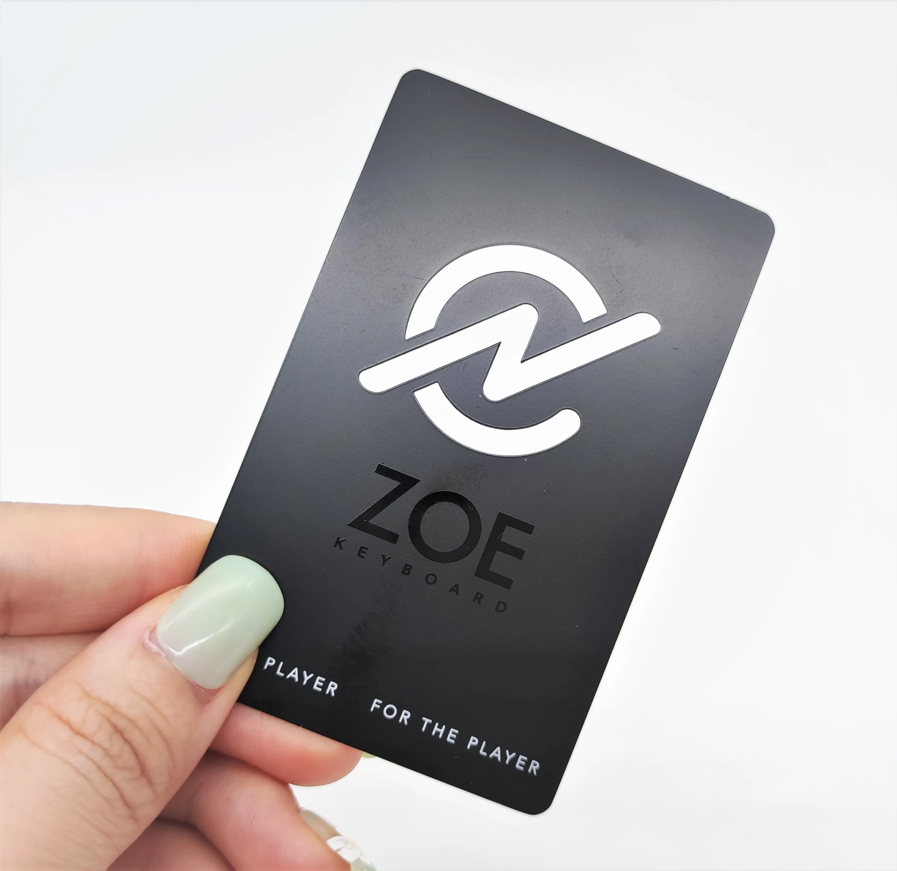 Custom Cheap Stainless Steel Laser Engraving Cut Metal Blank Credit Card Black Card Metal Business Cards