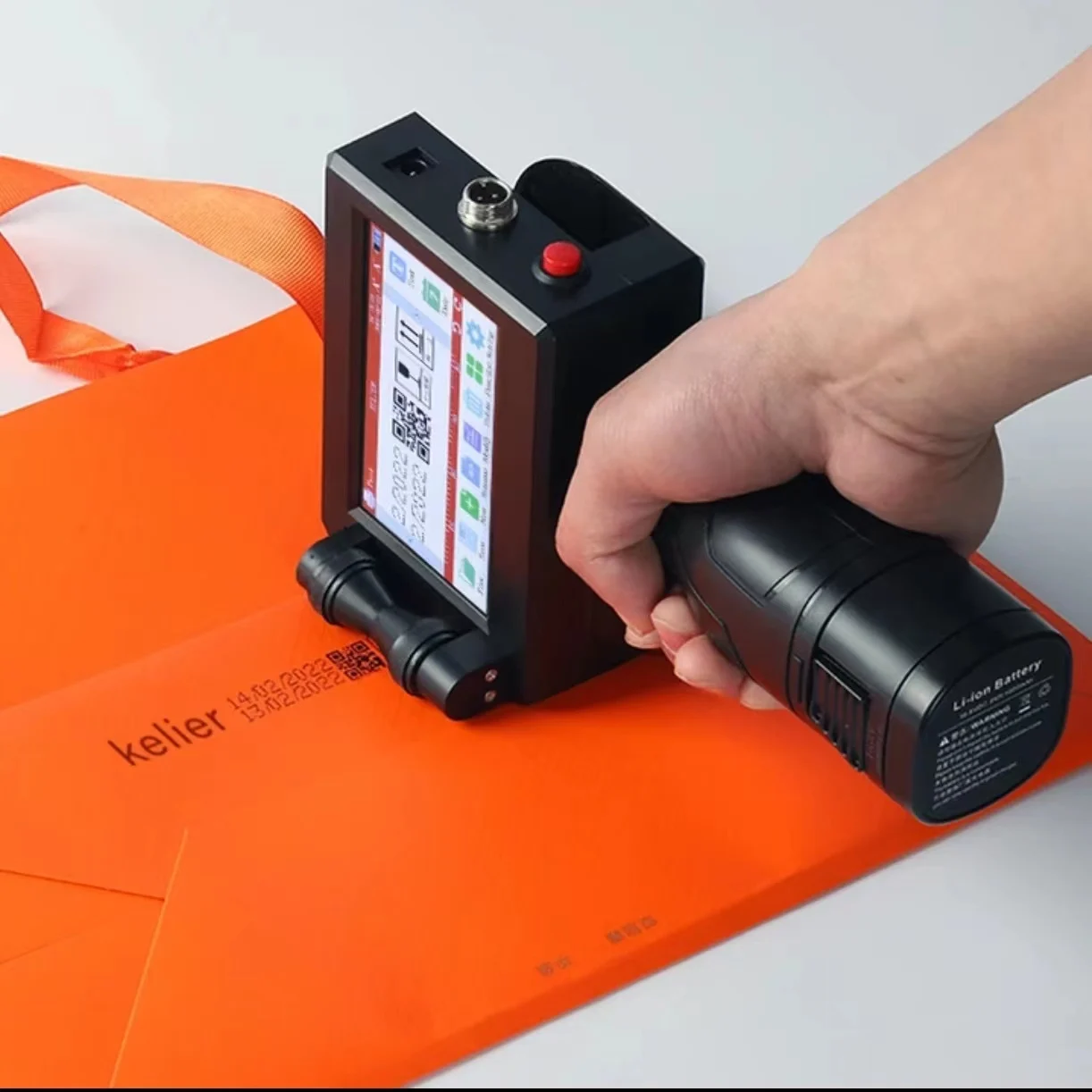 Good Quality Handheld Inkjet Printer Expiry Date Coding Code Barcode Logo Hand Printer Portable Handheld Printing Machine