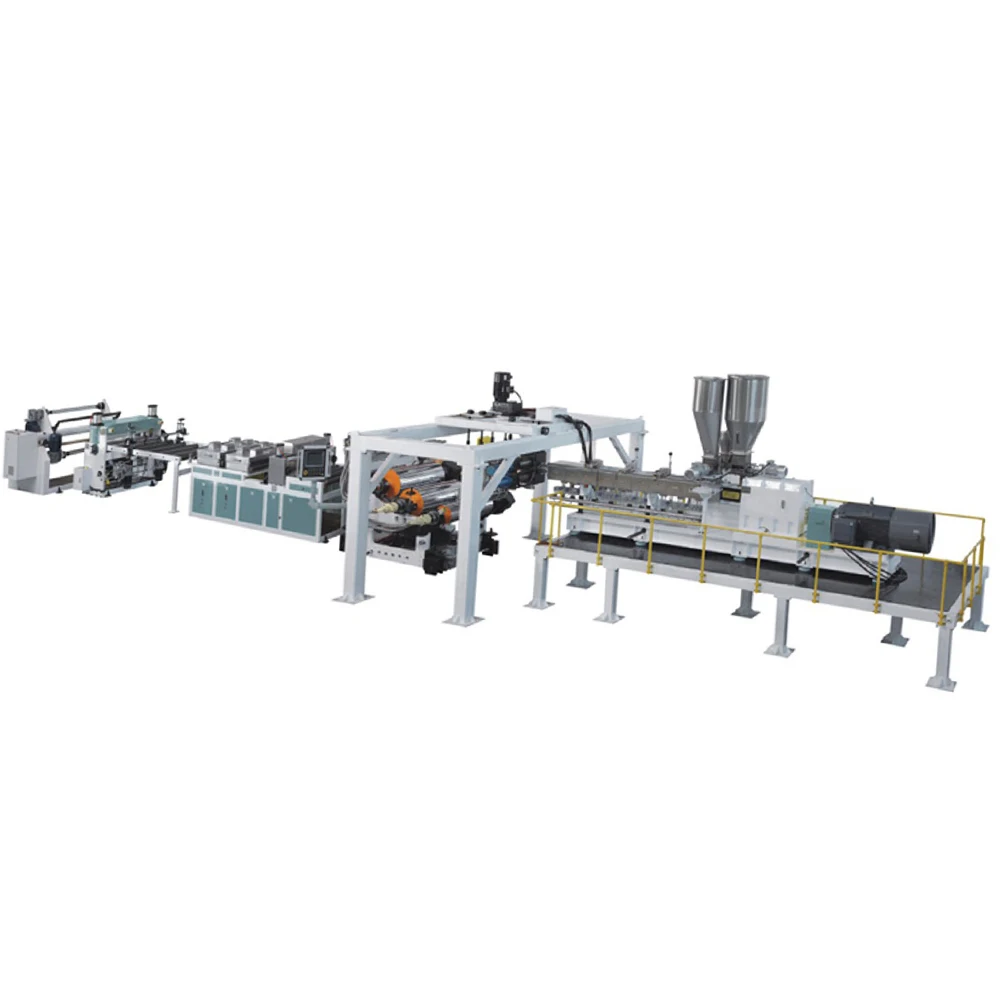 
Twin screw plastic PET Sheet extruder Maquina Extrusora de plastic 
