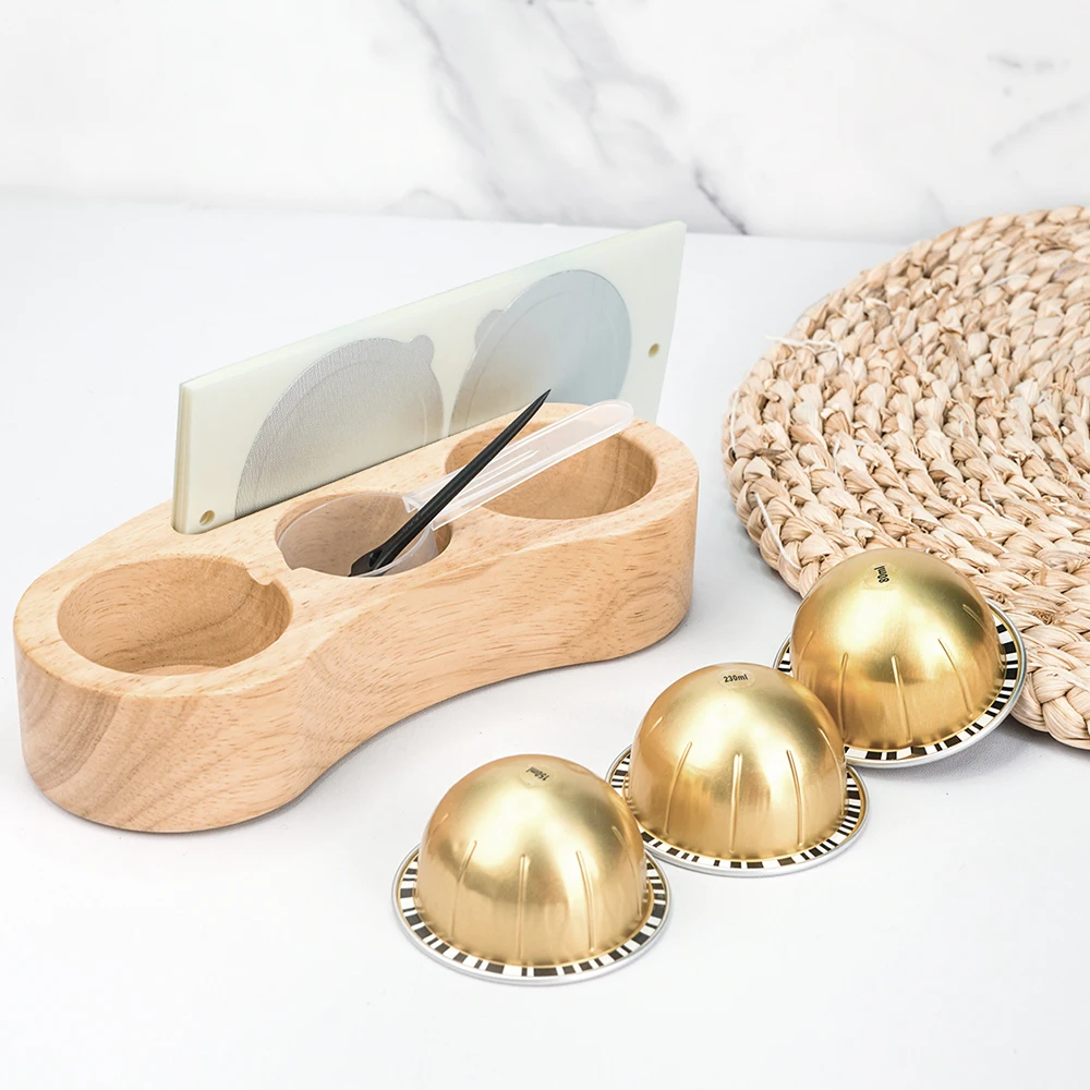 Оптовая цена 1 комплект стойка для наполнения капсул кофе 80/150/230 мл пустые капсулы самоклеющиеся крышки совместимые с производителями Vertuoline